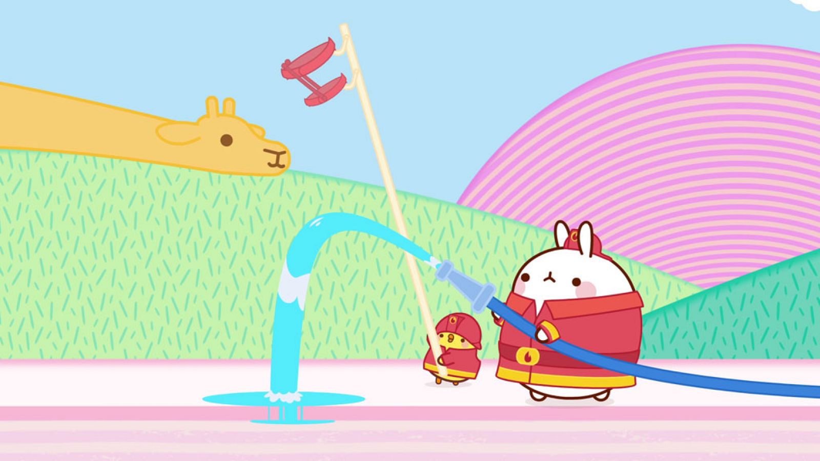 Los bomberos - Molang | Ver