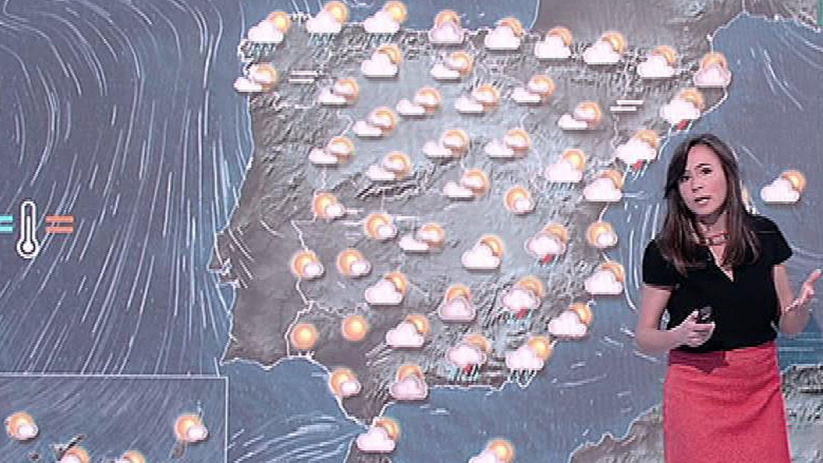 El Tiempo: Tormentas en el este y Baleares y entra un frente frío por el noroeste