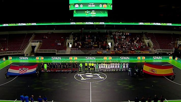 Fútbol Sala - Campeonato de Europa sub-19: Croacia - España