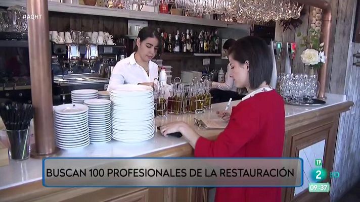 Aquí hay trabajo - 100 empleos en restauración: cocina y sala