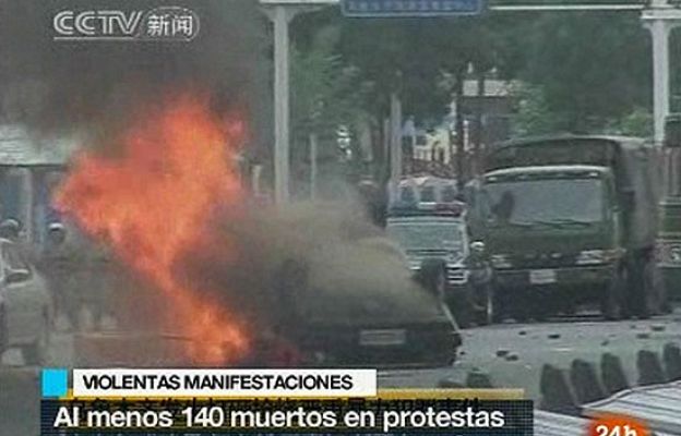  - 140 muertos en protestas en China