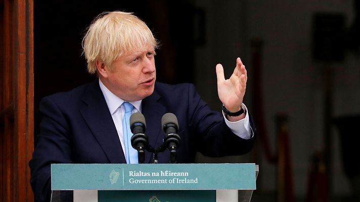 Telediario 1 - El Parlamento británico iniciará este lunes la suspensión decretada por Boris Johnson