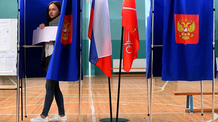 Telediario 1 - Putin sufre un serio revés en las elecciones locales de Rusia