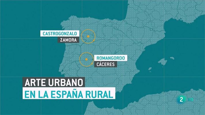 La 2 Noticias - Arte urbano en la España rural
