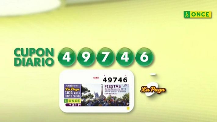 Sorteos ONCE - Sorteo ONCE - 09/09/19