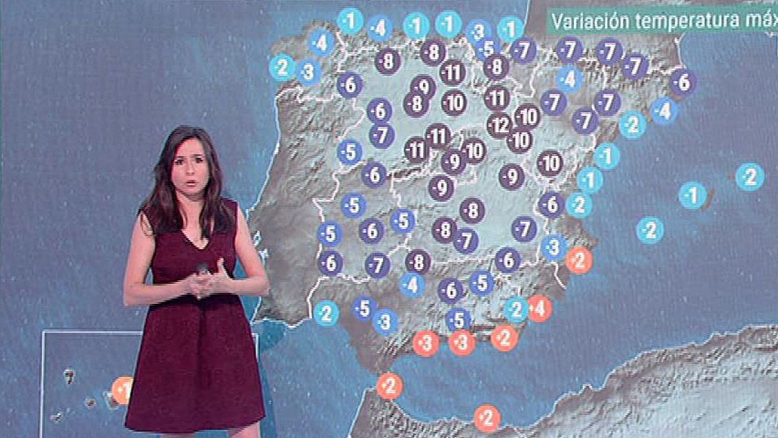 Alerta por lluvias en 27 provincias y bajada general de temperaturas