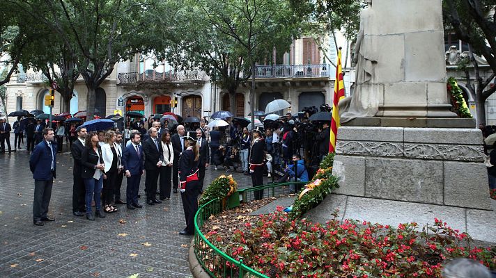 La tarde en 24h - Vox hace una ofrenda floral a la tumba de Rafael Casanova