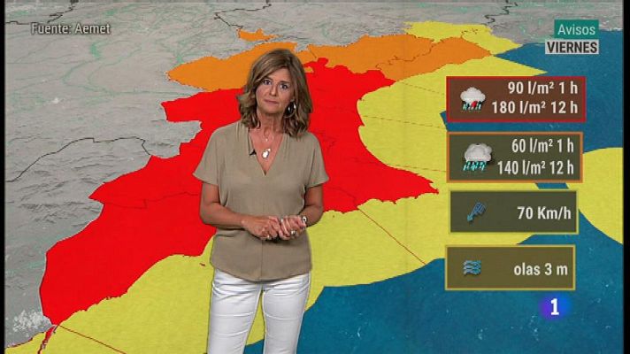 L'informatiu - Comunitat Valenciana - El tiempo en la Comunidad Valenciana - 12/09/19