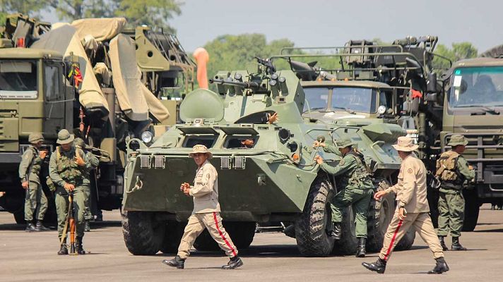 Telediario 1 - Tensión entre Venezuela y Colombia