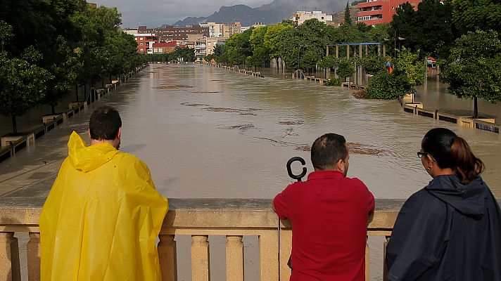 Modo Digital - Gota fría en Orihuela: el río Segura se desborda