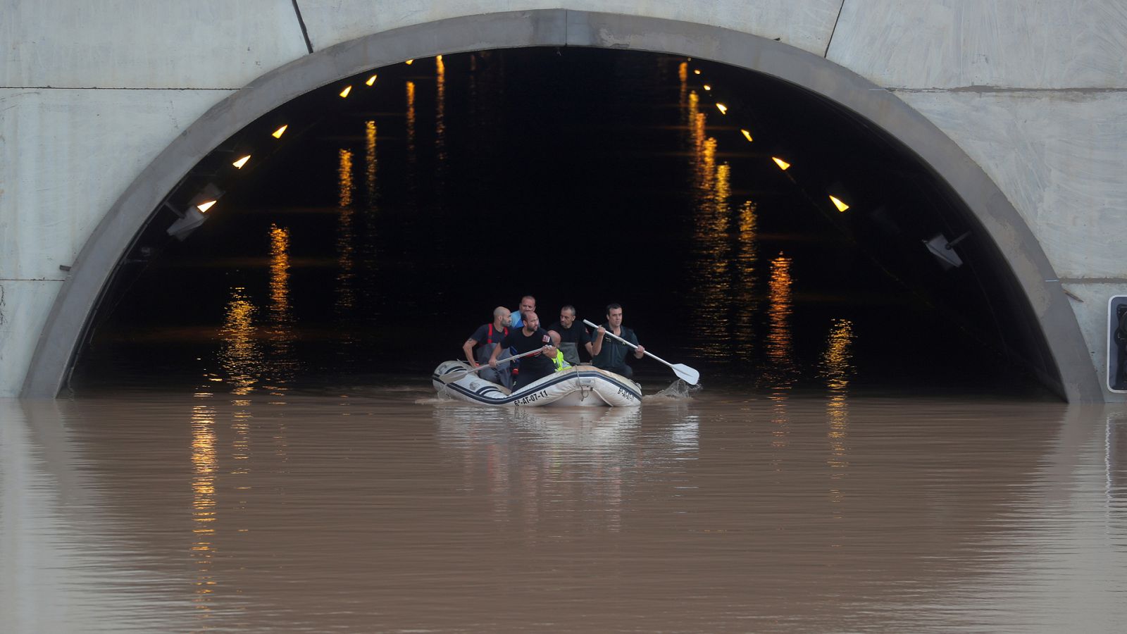 La gota fría deja graves inundaciones en Murcia