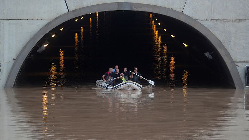 La gota fría deja graves inundaciones en Murcia
