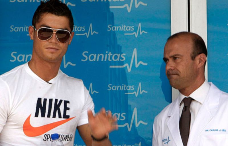 Cristiano Ronaldo llega a Madrid