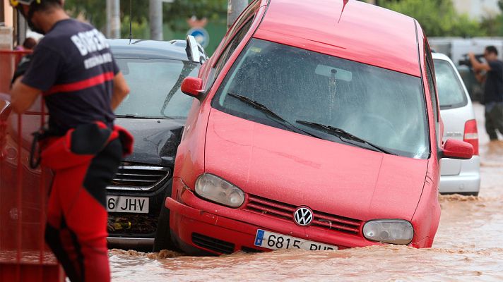 Informativo 24h - Una nueva riada afecta a los Los Alcázares y piden a los vecinos permanecer en las zonas altas de las casas