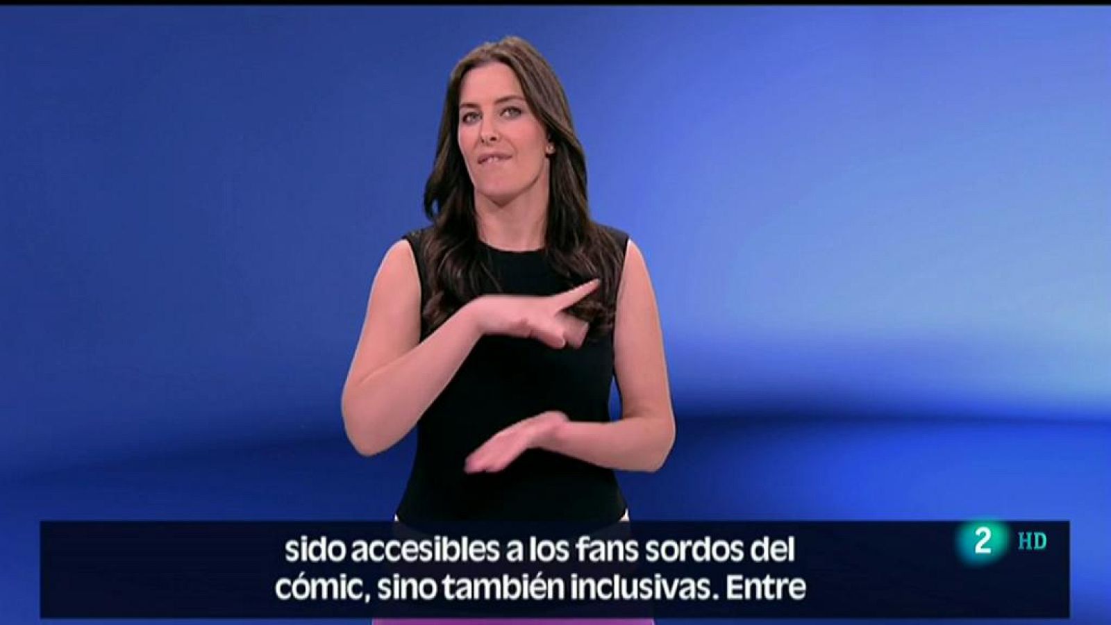 En Lengua de Signos - Jornadas de cómic accesibles e inclusivas.