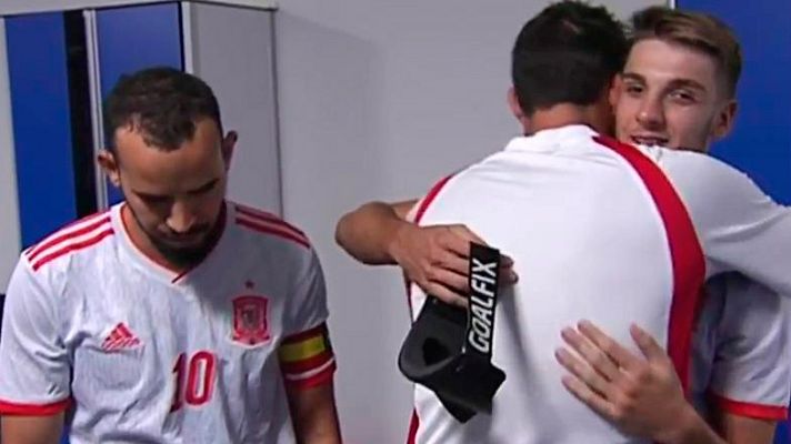 Telediario 1 - La selección española de fútbol para ciegos debuta en la Eurocopa