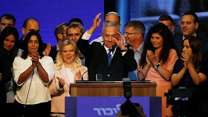 Telediario 1 - La repetición electoral en Israel reproduce el empate