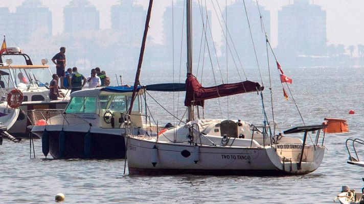 Telediario 1 - Mueren un instructor del Ejército del Aire y su alumna