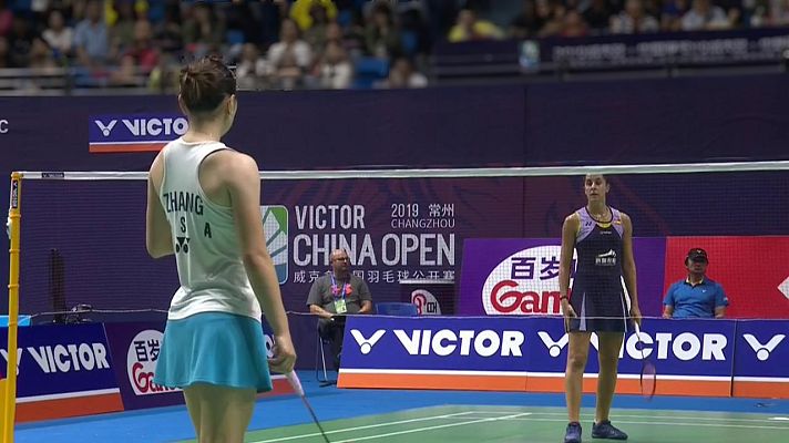 Bádminton - Open de China. 1/8 Final: C. Marín - B. Zhang