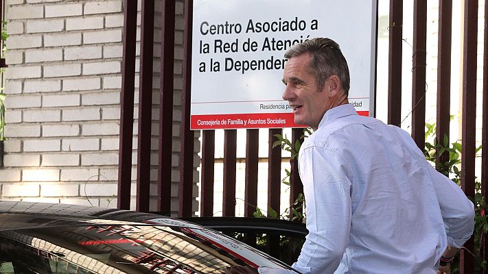 Telediario 1 - Urdangarin sale de prisión para realizar labores de voluntariado