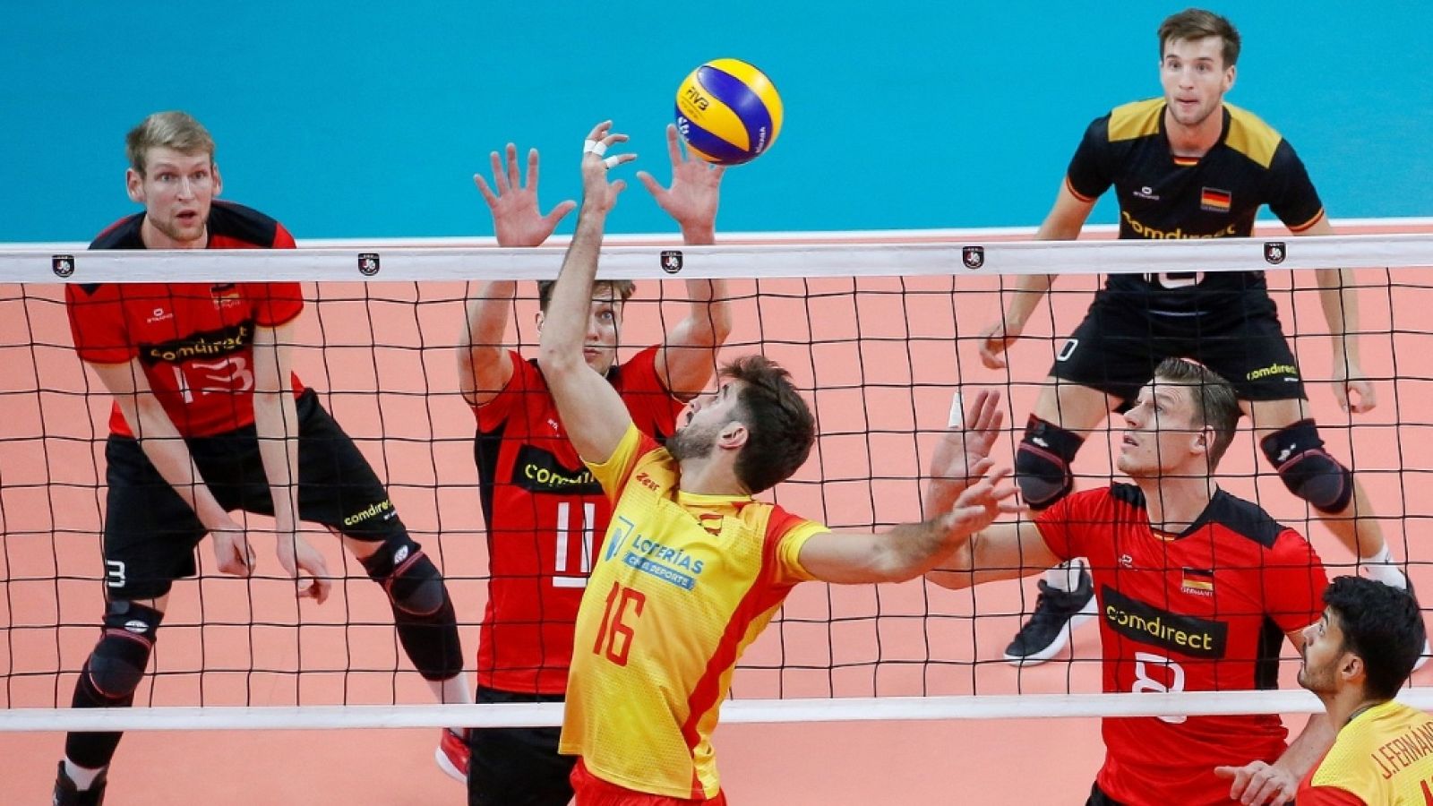 Voleibol - Campeonato de Europa Masculino: España - Alemania. Desde Amberes (Bélgica) - ver ahora