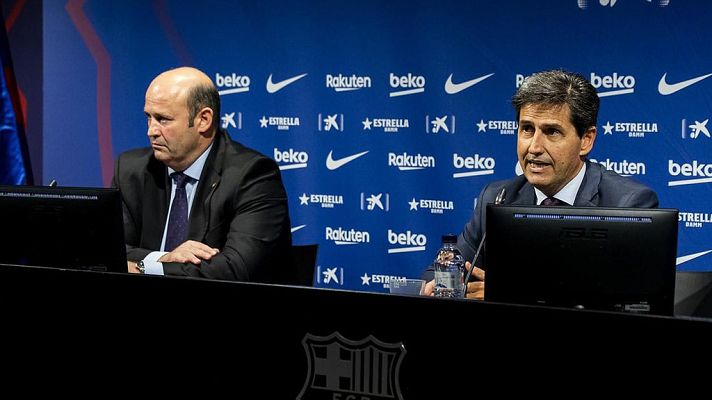 Telediario 1 - El FC Barcelona presenta un presupuesto de récord