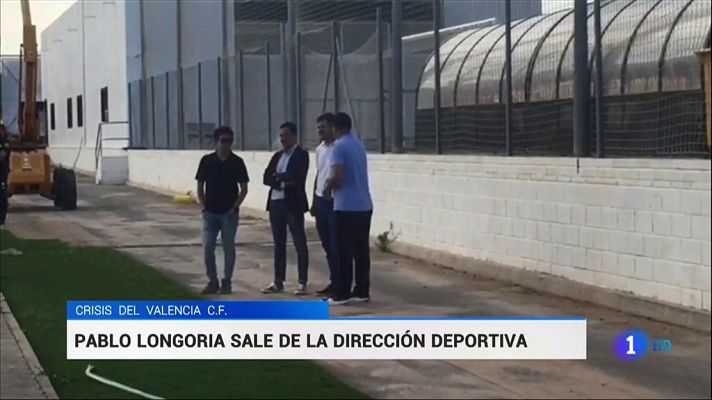 Telediario 1 - Nueva baja en el Valencia: Longoria deja de ser director técnico