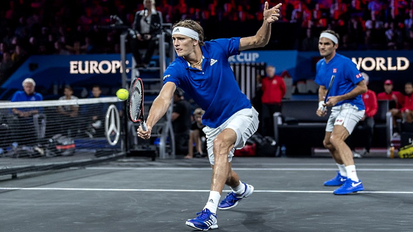 Tenis - Laver Cup 2019. 4º partido dobles: R. Federer/A. Zverev - D. Shapovalov/J. Sock - ver ahora