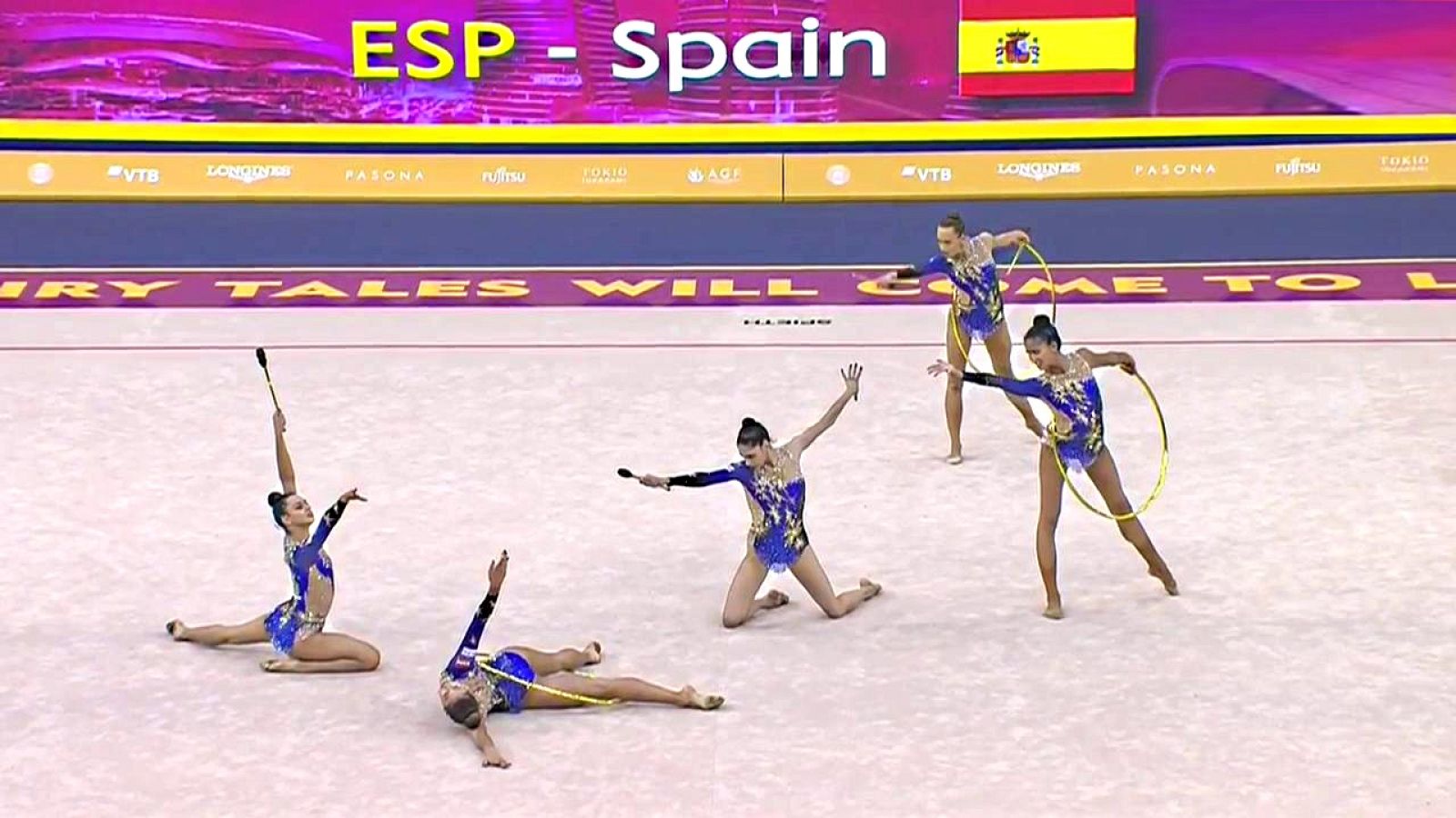 Gimnasia rítmica -Campeonato del Mundo: Competición general de grupos - ver ahora