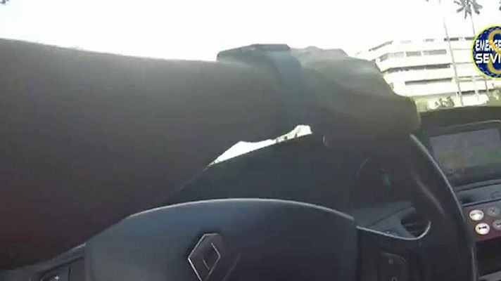 Telediario 1 - Espectacular persecución en Sevilla