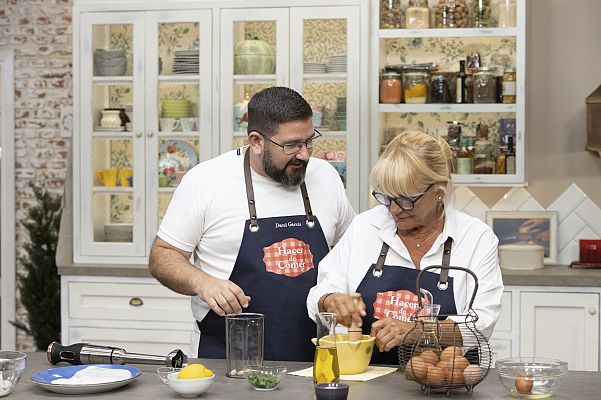 Hacer de comer - Sepia con alioli y conejo a la cazadora