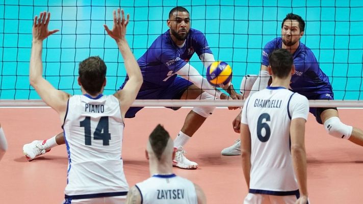 Voleibol - Cto. de Europa Masculino. 1/4 Final: Francia - Italia