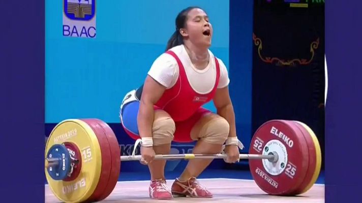 Halterofilia - Cto. del Mundo 2019. Final 87 kg. Femenino Dos tiempos