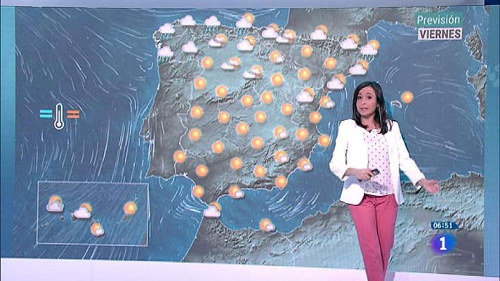 El tiempo - Hoy se mantiene el ambiente estable y las temperaturas en valores suaves
