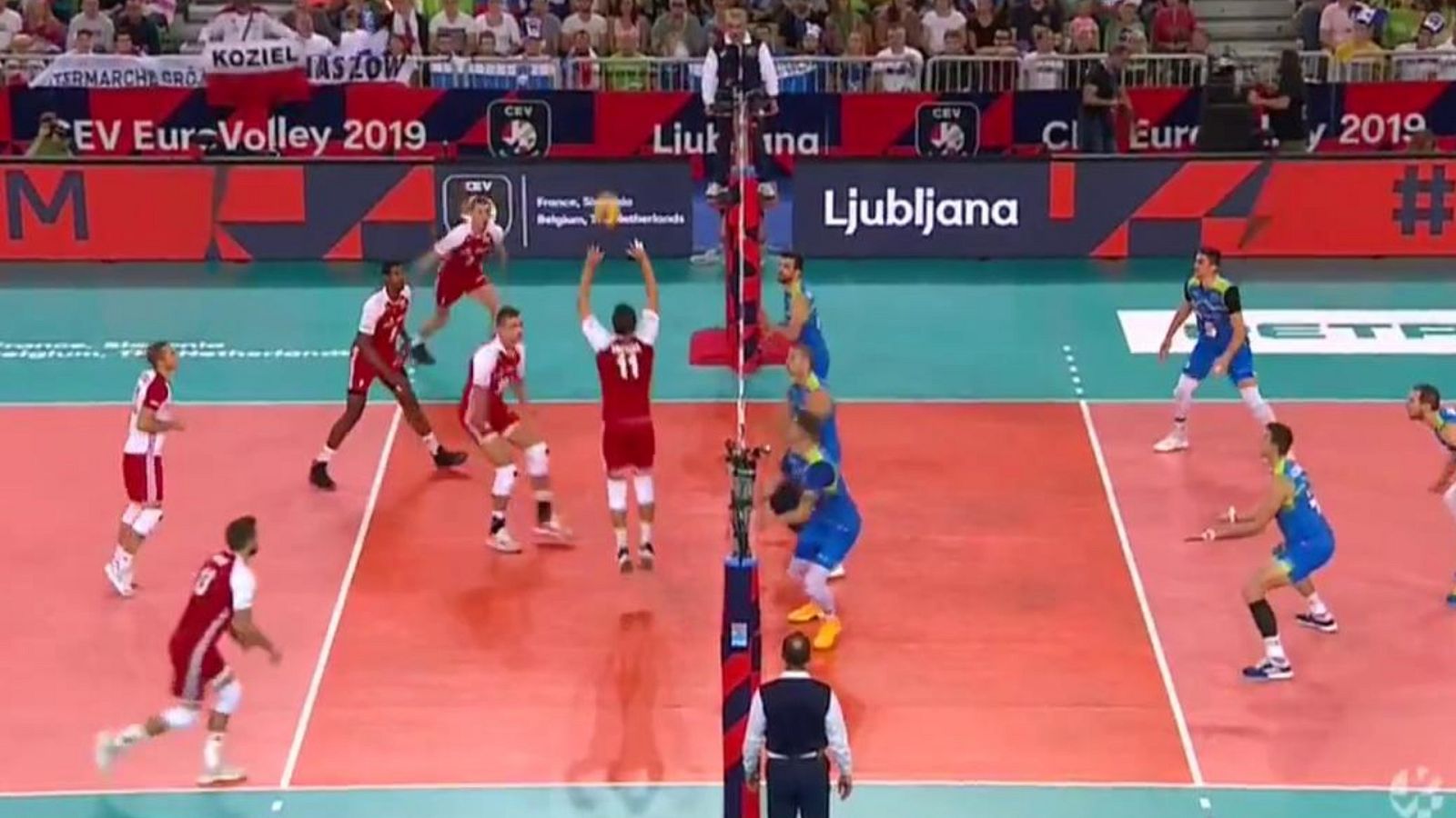 Voleibol - Campeonato de Europa Masculino. 1ª semifinal: Polonia - Eslovenia - ver ahora