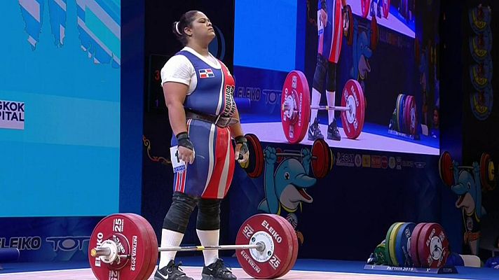 Halterofilia - Cto. del Mundo 2019. Final 87 kg. Femenina