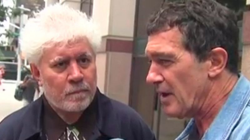 Pedro Amodóvar y Antonio Banderas presentan 'Dolor y gloria' en el Festival de Nueva York