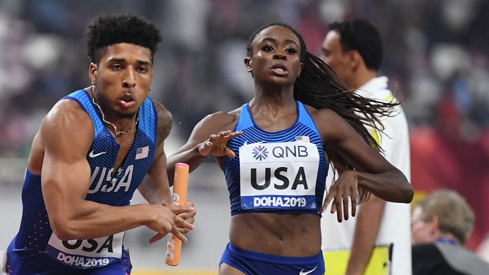 Atletismo - Mundial de atletismo | Estados Unidos bate el récord del mundo en el relevo mixto 4x400