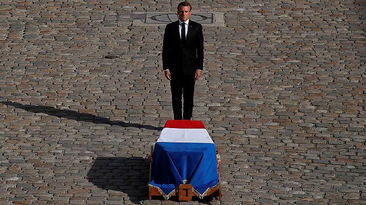 Telediario 1 - Francia despide con los máximos honores a Jacques Chirac