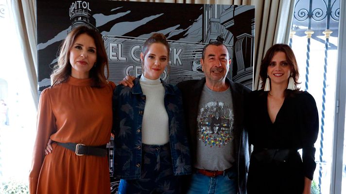 Telediario 1 - José Luis Garci presenta en Madrid la película 'El Crack Cero'