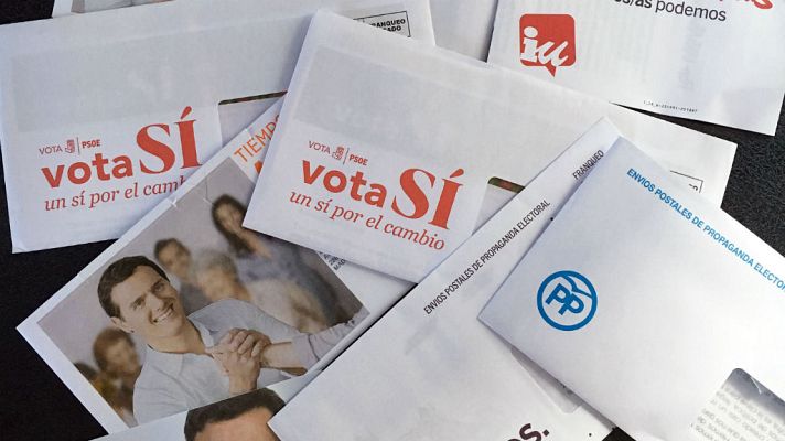 Telediario 1 - Todos los partidos, excepto el PNV, firman un acuerdo para reducir publicidad electoral
