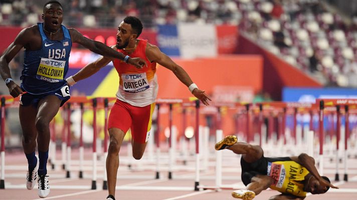 Atletismo - Mundial de atletismo | Orlando Ortega se queda sin medalla tras ser tocado en la recta final