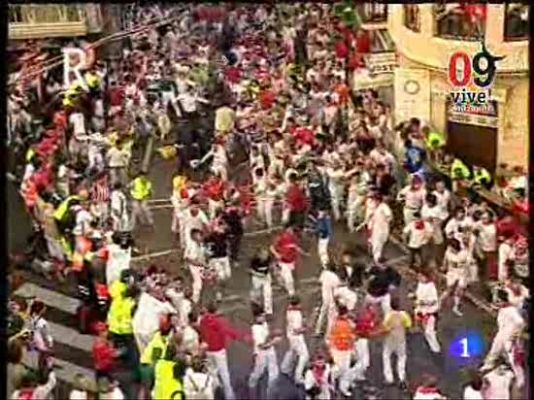 San Fermín - Multitud en Telefónica