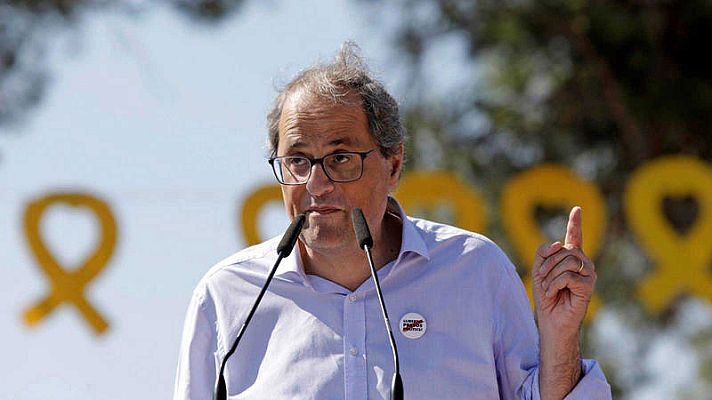 Informativo 24h - Este viernes termina el plazo dado a Torra para retirar lazos y esteladas de los edificios oficiales