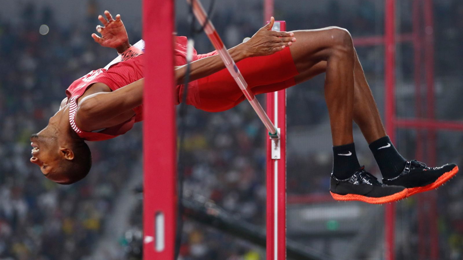 Mundial de atletismo | Salto de 2,37 metros de Mutaz Essah Barshim con el que ganó el oro - Atletismo | Ver
