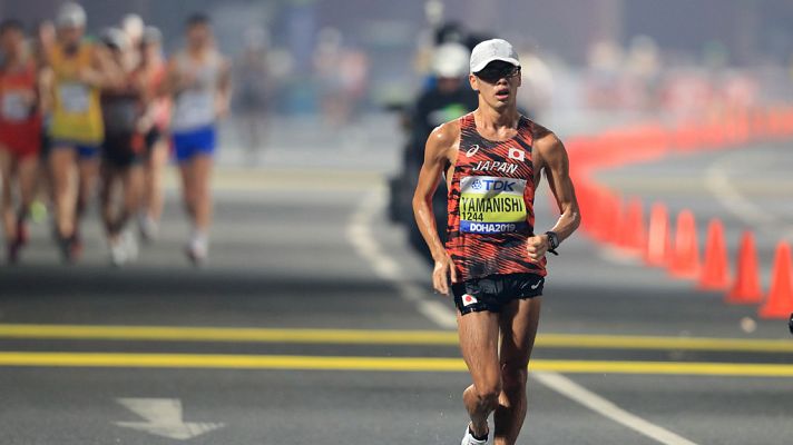  - Mundial de atletismo | El japonés Yamanishi se proclama campeón del mundo de 20 kilómetros marcha