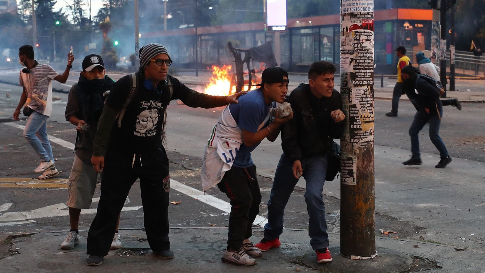Continúan las protestas en Ecuador por la retirada de los subsidios a los carburantes