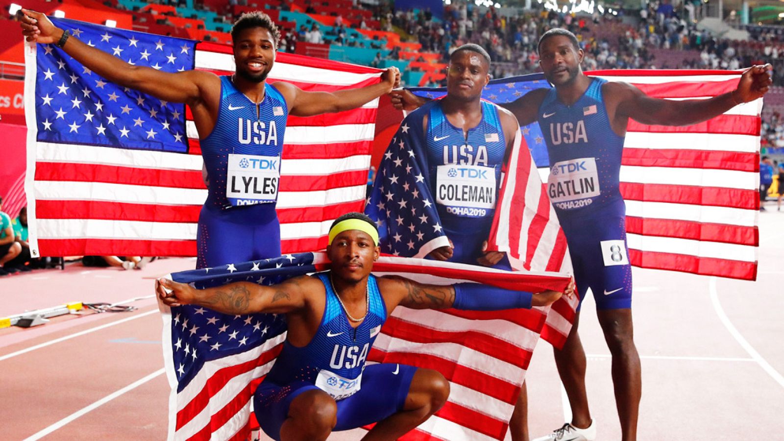 Mundial de atletismo | Final del relevo 4x100 masculilno - Atletismo | Ver