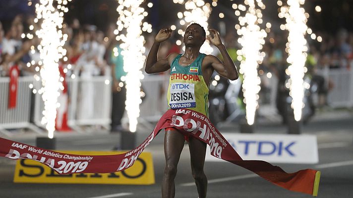 Atletismo - Mundial de atletismo | Desisa y Geremew: doblete etíope en el maratón; Dani Mateo remontó hasta el décimo puesto