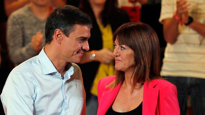 Telediario 1 - Rivera dice que Sánchez se equivoca al rechazar un pacto y este le responde: "El pánico hace milagros"